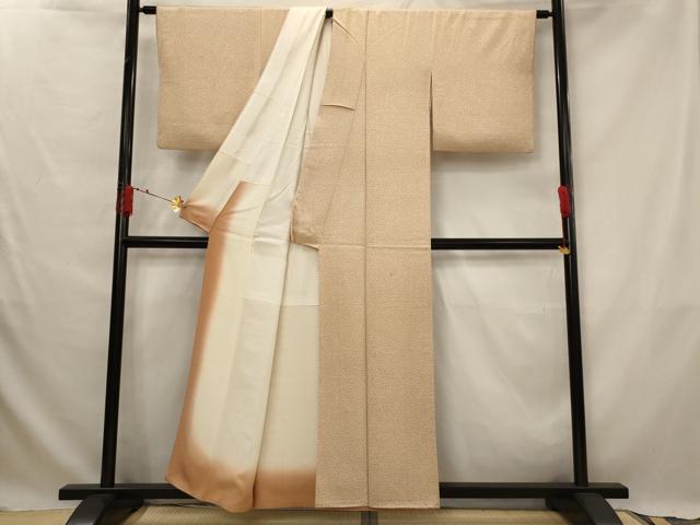 平和屋着物■上質な小紋 草葉づくし 正絹 逸品 AABG2987st