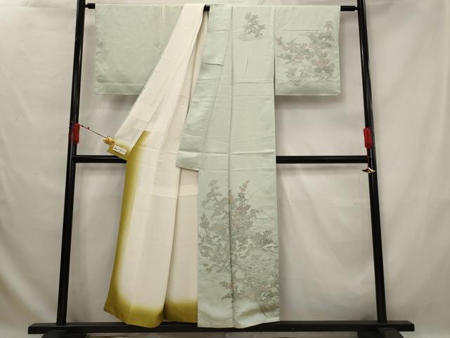 平和屋着物■訪問着 風景花文 やまと誂製 正絹 逸品 未使用 AABG2990st