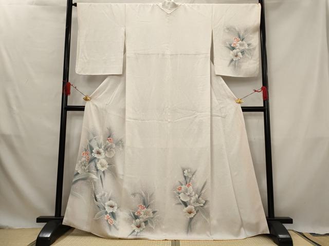 平和屋着物■訪問着 草花文 暈し染め 正絹 逸品 AABG2991st