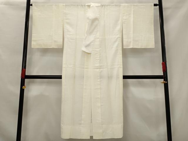 平和屋着物■長襦袢 無双仕立て 雲取り花地紋 正絹 逸品 AABG3076st