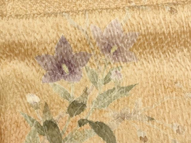 平和屋着物■訪問着 桔梗文 暈し染め 正絹 逸品 AABG3098ja