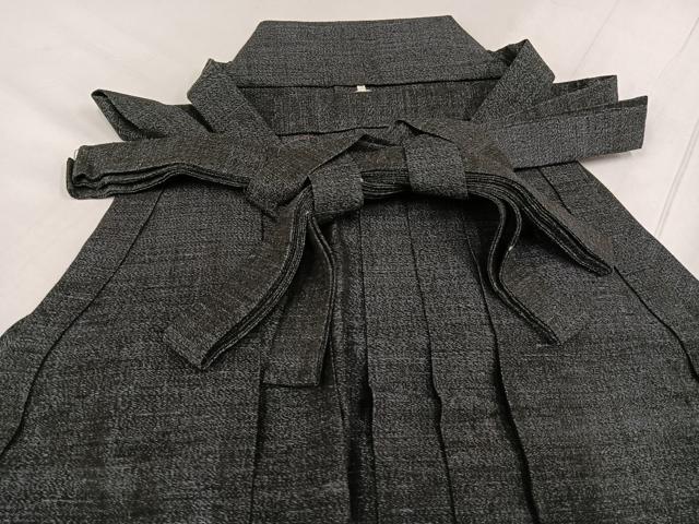 平和屋着物●結城紬 杢 男性 馬乗り袴 正絹 逸品 AABG3454ph