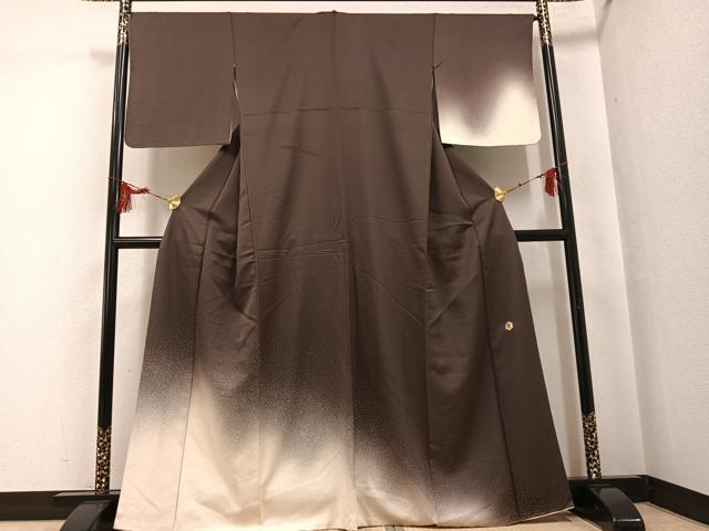 平和屋着物●ジャパンオートクチュール 渡辺雪三郎 訪問着 霞文 暈し染め 正絹 逸品 AABG3469ph
