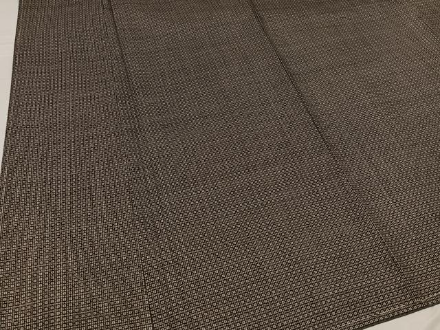 平和屋着物●男性 男柄の最高峰 西郷柄 西郷絣 本場大島紬 アンサンブル 正絹 逸品 未使用 AABG3477ph