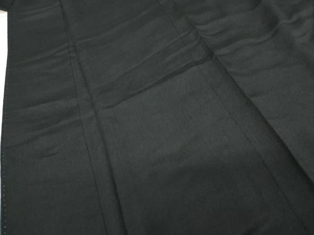 平和屋着物●黒紋付 丸に違い矢 礼装用 正絹 逸品 AABG3544cs