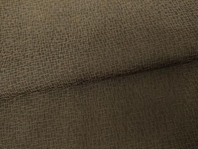平和屋着物●男性 お召 みじん格子 正絹 逸品 未使用 AABG3580cs