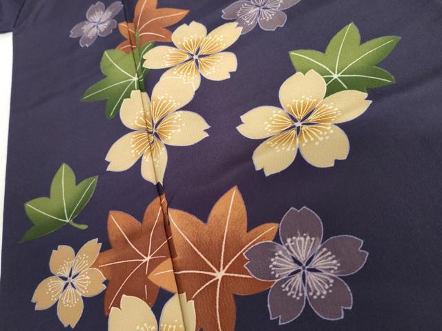 平和屋着物●豪華振袖 舞花文 正絹 逸品 AABG3582cs