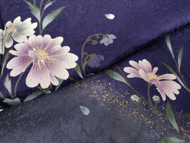 平和屋着物●豪華振袖 手描き 枝花文 暈し染め 金彩 ゑり善扱い 正絹 逸品 AABG3596cs