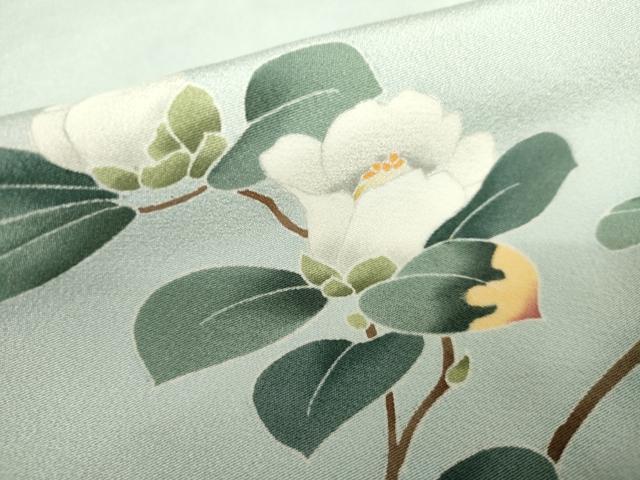 平和屋着物●訪問着 友禅 枝花文 正絹 逸品 AABG3623cs