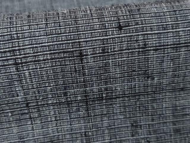 平和屋着物●男性 結城紬 色無地 青藍色 高島屋扱い 正絹 逸品 AABG3624cs