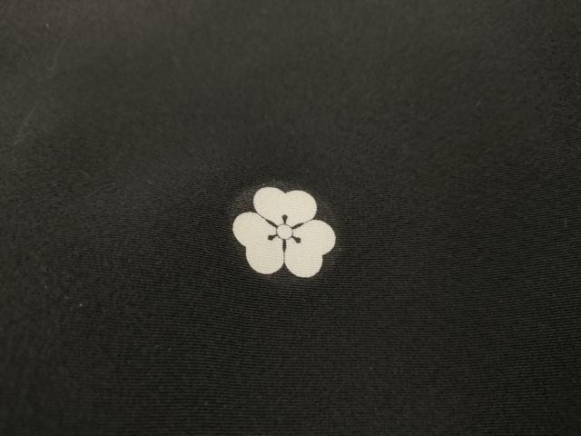 平和屋着物●本加賀友禅作家 西川健一 黒留袖 鴛鴦枝梅文 正絹 逸品 AABG3638cs