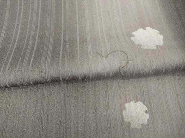 平和屋着物●上質な小紋 雪輪文 正絹 逸品 AABG3651ck