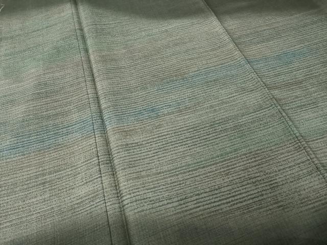 平和屋着物●本場大島紬 染大島 訪問着 霞文 暈し染め 正絹 逸品 未使用 AABG3653ck