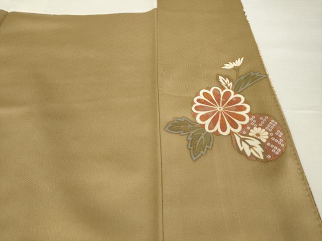 平和屋着物●訪問着 駒刺繍 蔓帯花文 暈し染め 金彩 正絹 逸品 AABG3669ck