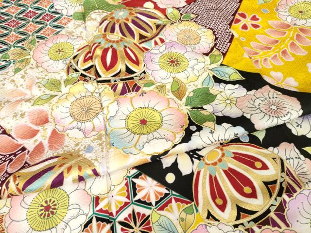平和屋着物●豪華振袖 辻が花 駒刺繍 花毬文 正絹 逸品 AABG3699ck