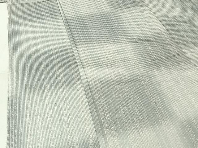 平和屋着物▽上質な小紋 単衣 縞 暈し染め 正絹 逸品 AABG3744jh