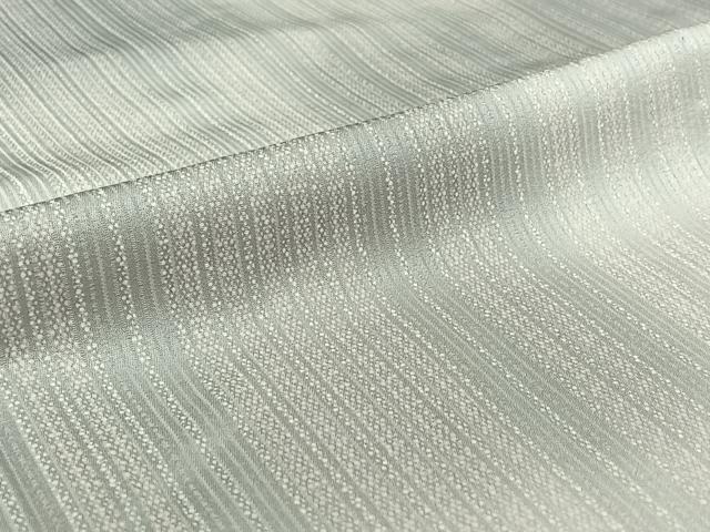 平和屋着物▽上質な小紋 単衣 縞 暈し染め 正絹 逸品 AABG3744jh
