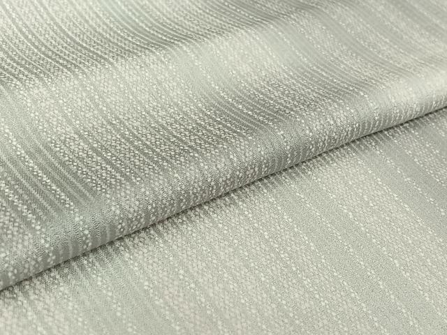平和屋着物▽上質な小紋 単衣 縞 暈し染め 正絹 逸品 AABG3744jh