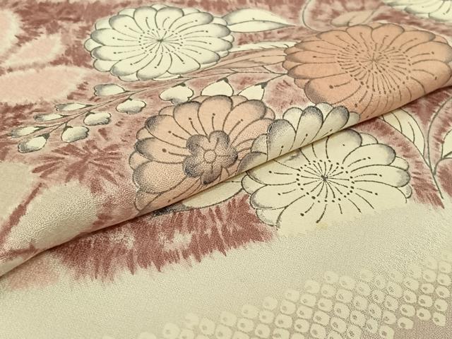 平和屋着物▽訪問着 単衣 辻が花 暈し染め 伊勢丹扱い 正絹 逸品 AABG3756jh