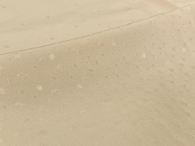 平和屋着物▽無地絵羽訪問着 単衣 箔散らし地紋 亜麻色 正絹 逸品 AABG3762jh