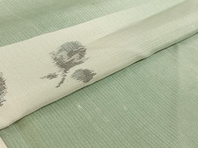 平和屋着物▽上質な紬 単衣 成り物 正絹 逸品 AABG3773jh