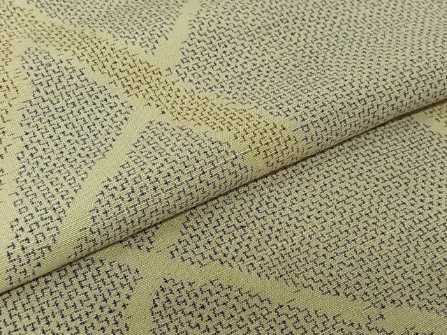 平和屋着物▽上質な紬 単衣 竹文 正絹 逸品 AABG3834jh