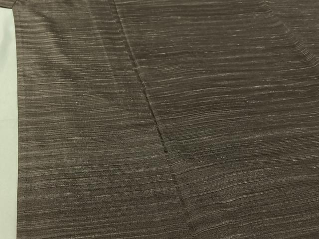 平和屋着物▽男性 紬 単衣 横段文 正絹 逸品 キングサイズ AABG3839jh