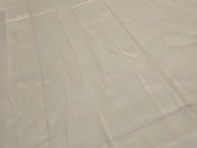 平和屋着物*夏物 長襦袢 草花紋紗 白色 正絹 逸品 AABG3860jd