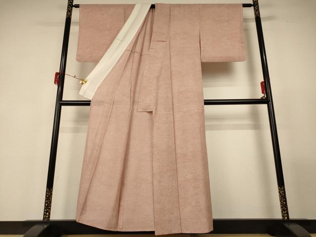 平和屋着物*夏物 江戸小紋 絽 風景草花文 正絹 逸品 AABG3899jd