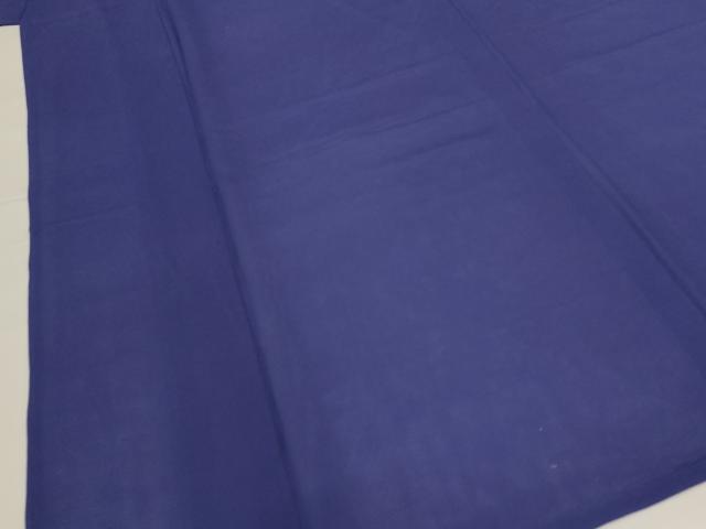 平和屋着物*夏物 色無地 絽 紺藍色 正絹 逸品 AABG3906jd