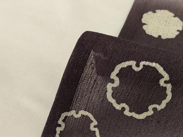 平和屋着物*夏物 訪問着 紗 雪輪文 暈し染め 正絹 逸品 AABG3936jd