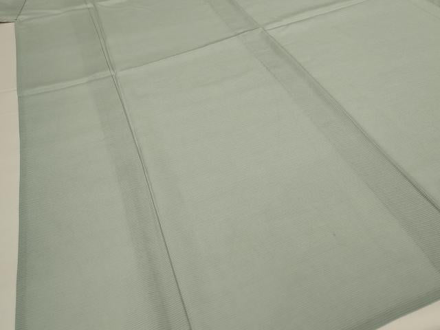 平和屋着物*夏物 色無地 絽 千草鼠色 正絹 逸品 AABG3954jd