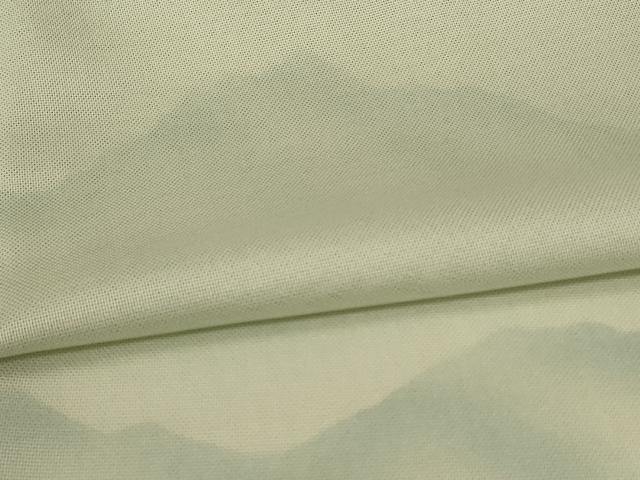 平和屋着物*夏物 訪問着 紗 遠山文 正絹 逸品 AABG3957jd