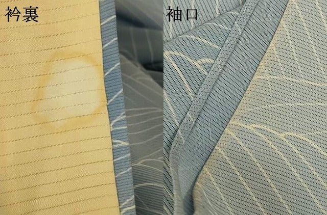 平和屋着物*夏物 小紋 絽 立波文 正絹 逸品 AABG3972jd
