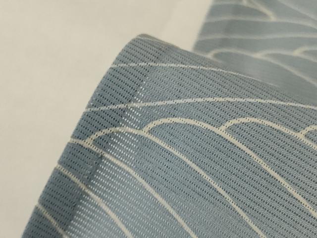 平和屋着物*夏物 小紋 絽 立波文 正絹 逸品 AABG3972jd