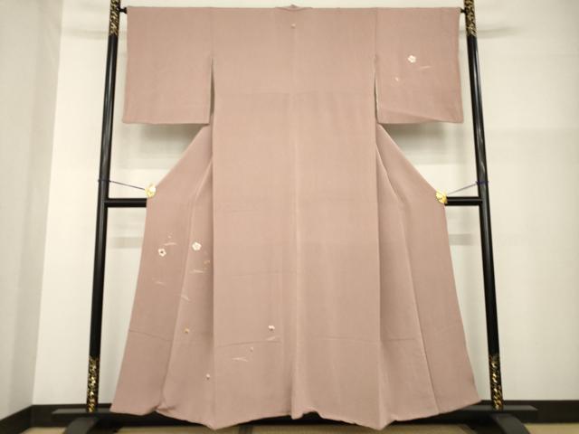 平和屋着物●訪問着 総駒刺繍 吹き寄せ文 金糸 鬼しぼ縮緬 正絹 逸品 AABG4025ck