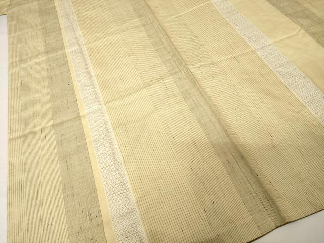 平和屋着物●結城紬 80亀甲 間道 やまと誂製 正絹 逸品 AABG4053ck
