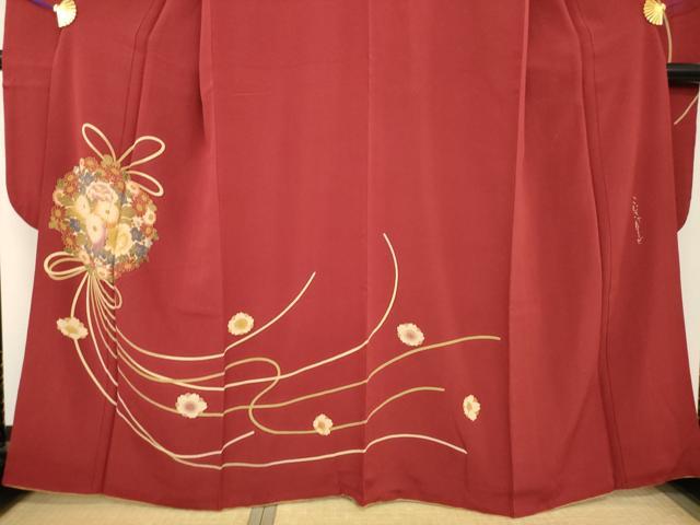 平和屋着物●こむさでもーど・COMME CA DU MODE 振袖 薬玉 正絹 逸品 AABG4067ck