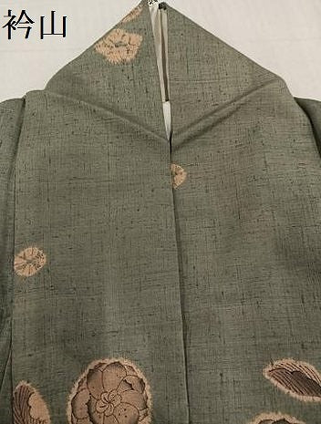 平和屋着物●上質な小紋 紬地 絞り 辻が花 正絹 逸品 AABG4094ph