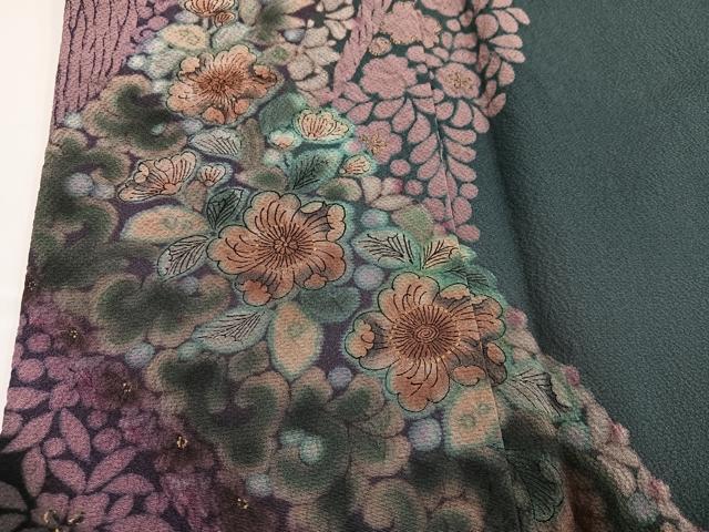 平和屋着物●訪問着 辻が花 金彩 正絹 逸品 AABG4108ph