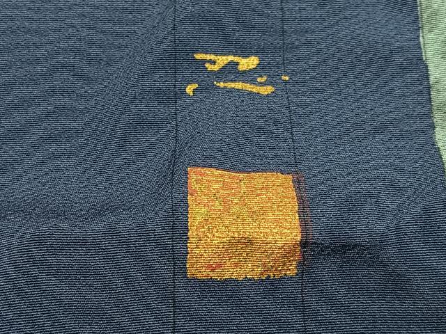 平和屋着物●日本画家 霜鳥忍の世界 彩天目織 訪問着 手描き 楓 松坂屋扱い 正絹 逸品 AABG4150ph