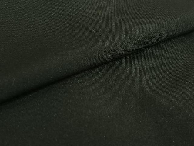 平和屋着物▽男性 黒紋付 単衣 暗黒色 正絹 逸品 AABG4240jh
