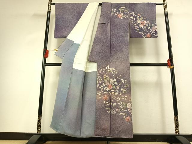 平和屋着物●訪問着 作家物 辻が花 暈し染め 正絹 逸品 未使用 AABG4305fy