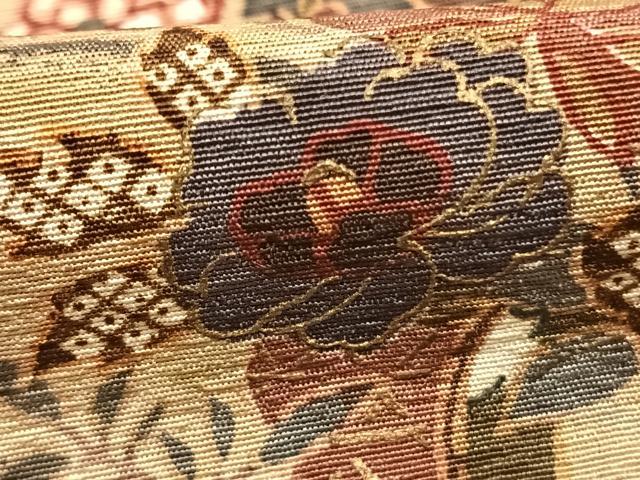 平和屋着物●京都府認定 京の名工 雛屋友禅 小紋 花鳥間道 暈し染め 金彩 正絹 逸品 AABG4309fy