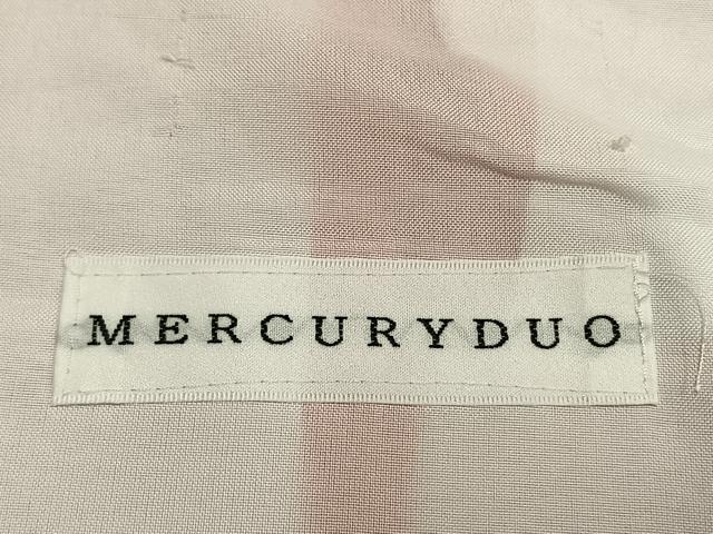 平和屋着物●MERCURYDUO 小振袖 二尺袖 舞花文 金彩 洗える着物 未使用 AABG4319fy