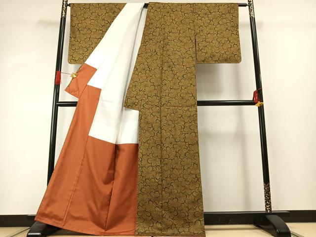 平和屋着物●本場染大島紬 花尽くし 正絹 逸品 未使用 AABG4374fy