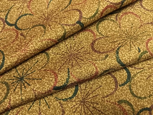平和屋着物●本場染大島紬 花尽くし 正絹 逸品 未使用 AABG4374fy
