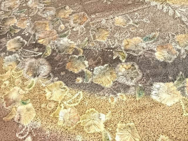 平和屋着物●訪問着 作家物 絞り 辻が花 暈し染め 金銀彩 正絹 逸品 未使用 AABG4399fy