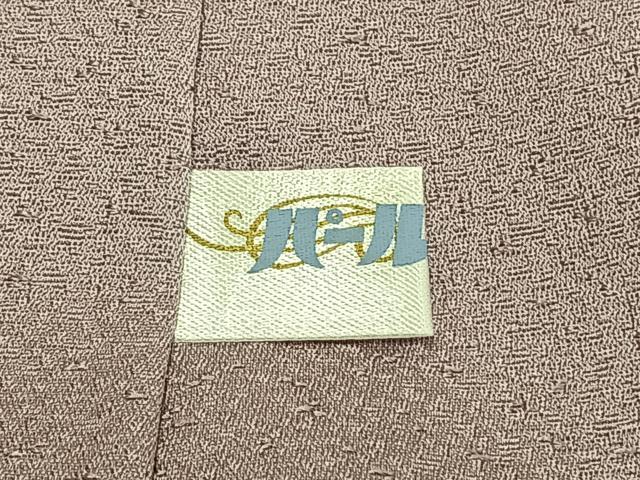 平和屋着物●上質な色無地 霞地紋 鴇鼠色 正絹 逸品 未使用 AABG4409fy