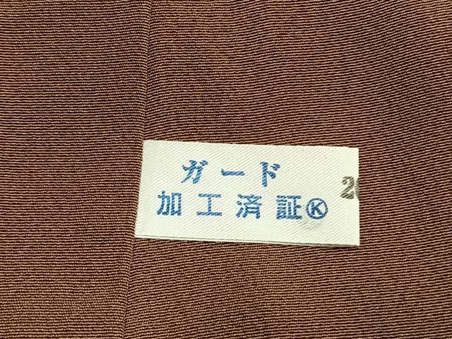 平和屋着物●訪問着 友禅 駒刺繍 草花文 金彩 正絹 逸品 AABG4486fy